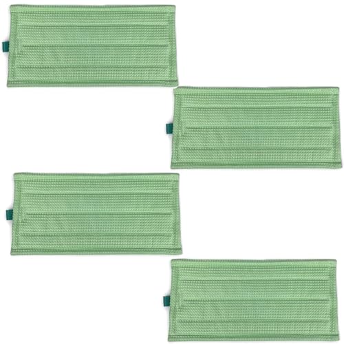 4 Stück Mopptücher, Mikrofasertuch Kompatibel mit Kobold SP600 SP600S, Vorwerk MF600 SP600, SPB100 und SP7 Staubsauger von Chadoiaia