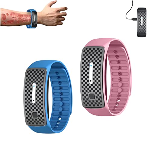 Matteo Ultrasonic Body Shape Wristband, Ultrasonic Body Shape Wristband Pro, Lymph Drainage Magnetic Bracelet for All Men and Women (Blue+Pink) von Chagoo