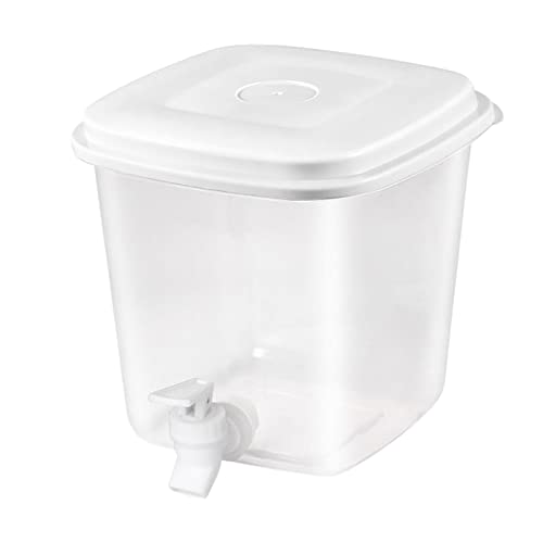 Chaies 3.5L Getränkespender Mit Zapfhahn, Kühlschrank Wasserspender Mit Wasserhahn, Große Kapazität Getränkespender Kunststoff Nachfüllbarer Eiswassereimer Mit Deckel Für Kalte Getränke Teekanne von Chaies