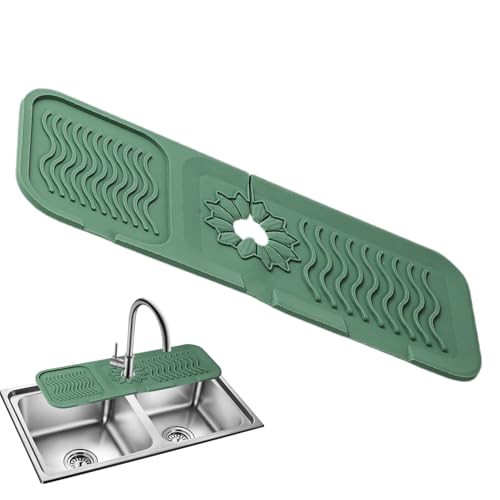 Chaies Ablaufmatte aus Silikon für Küchenspüle, Wasserhahnmatte aus Silikon | Spritzwasserhahnmatte, rutschfeste Wasserauffangmatte, Matte von Chaies