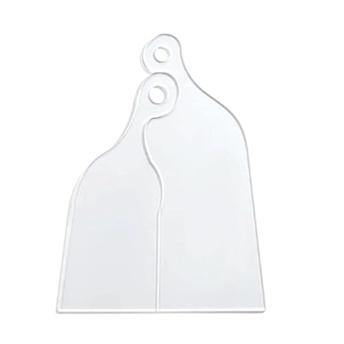 Chaies Acryl-Vorlagen für Schneidebrett | zuverlässige Acryl-Vorlage transparent - Holzbearbeitungsbedarf-Fräsvorlage für Charcuterie-Bretter, funktionale Kunstgriffe, Tabletts von Chaies