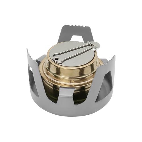 Chaies Alkoholheizer, tragbarer Alkoholbrenner mit Halterung und Aufbewahrungstasche | Tragbarer Kocher kompakt für Camping, Wandern, Trekking, Picknick und Outdoor-Aktivitäten Chaies Alkoholheizer, tragbarer Alkoholbrenner mit Halterung und Aufbewahrungstasche | Tragbarer Kocher kompakt für Camping, Wandern, Trekking, Picknick und Outdoor-Aktivitäten von Chaies