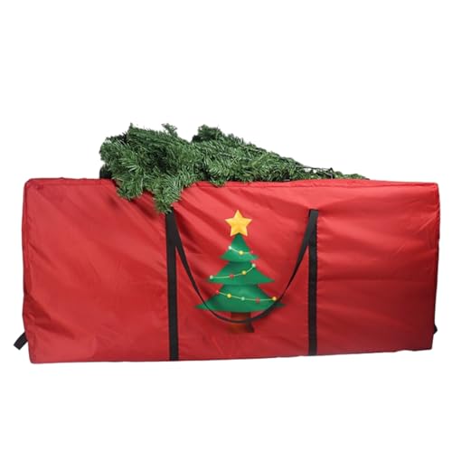 Chaies Aufbewahrungstasche für Weihnachtsbaum, Stoff mit verstärkten Griffen, wasser- und feuchtigkeitsbeständig, Aufbewahrung für Weihnachtsdekoration, schützt vor Staub von Chaies