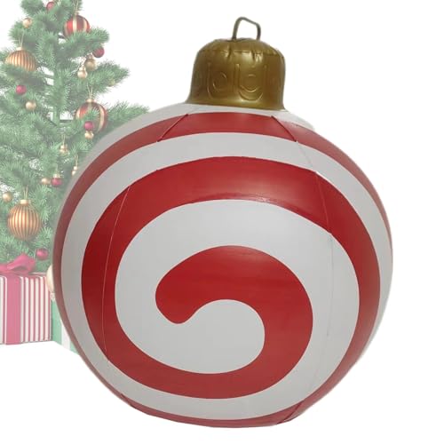 Chaies Aufblasbare Weihnachtskugel, Große Aufblasbare Weihnachtskugeln | 24 Zoll Riesen Aufblasbare Kugel Dekoration Ornamente | Outdoor Aufblasbare Weihnachtskugeln für Weihnachtsbaum, Hof, Chaies Aufblasbare Weihnachtskugel, Große Aufblasbare Weihnachtskugeln | 24 Zoll Riesen Aufblasbare Kugel Dekoration Ornamente | Outdoor Aufblasbare Weihnachtskugeln für Weihnachtsbaum, Hof, von Chaies