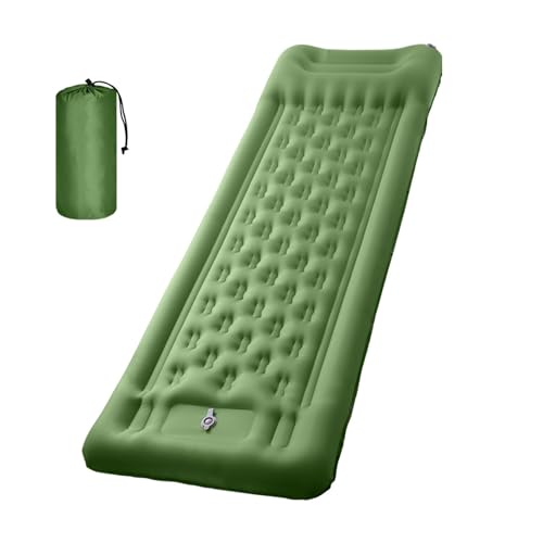 Chaies Campingbett, Luftmatratze, aufblasbares tragbares Bett, selbstaufblasendes Matten-Luftkissen, verdicktes Camping-Luftbett mit integrierter Pumpe und Kissen für die Chaies Campingbett, Luftmatratze, aufblasbares tragbares Bett, selbstaufblasendes Matten-Luftkissen, verdicktes Camping-Luftbett mit integrierter Pumpe und Kissen für die von Chaies