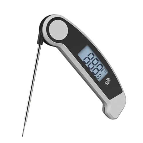 Chaies Digitales Fleisch-Thermograph zum Kochen | Grilladen Küche Kochen Fleisch-Thermograph Sofort-Ablesung | Faltbare Lebensmittel-Thermographen für Küche Chaies Digitales Fleisch-Thermograph zum Kochen | Grilladen Küche Kochen Fleisch-Thermograph Sofort-Ablesung | Faltbare Lebensmittel-Thermographen für Küche von Chaies