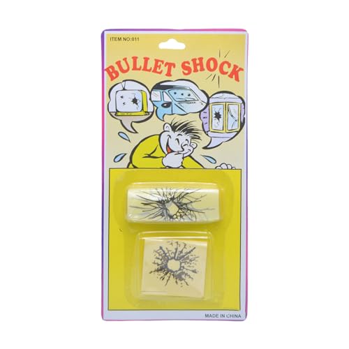 Chaies Einschuss-Löcher Sticker, Bullet-Holes Als Auto-Aufkleber, Sticker Bullet-Holes Einschusslöcher Aufkleber In Optik Für Auto Roller Moped Motorrad-Helm Notebook Laptop Smartphone von Chaies