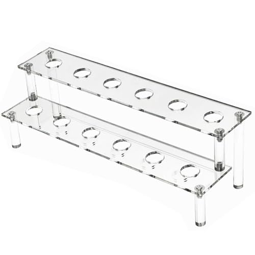 Chaies Eistüte Halter 12 Loch Acryl Eiscreme Ständer Eiswaffelständer Eistütenhalter Eiswaffelhalter Waffelbecher Sushi Displayständer Ice Cream Cone Display Stand Für Hochzeit Geburtstag Weihnachten von Chaies