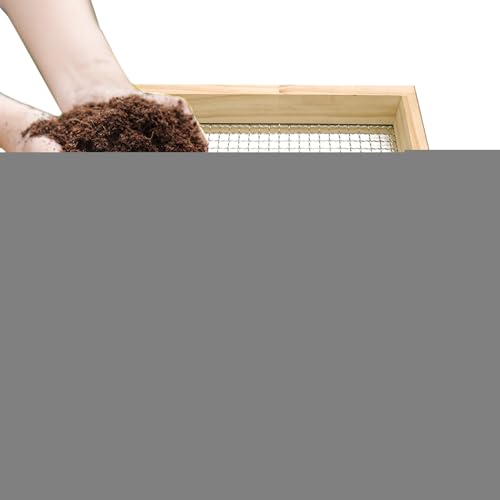 Chaies Erdsieb, Handsieb für Felsen und Erde | stabiles Sieb für Erde und Kompost, robustes Metallgewebe für Gartenarbeiten Chaies Erdsieb, Handsieb für Felsen und Erde | stabiles Sieb für Erde und Kompost, robustes Metallgewebe für Gartenarbeiten von Chaies