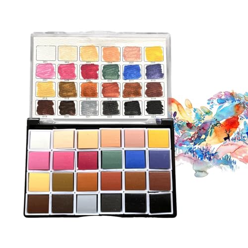 Chaies Farbset für Glitzerfarben - Set mit 24 mischbaren Farben Natur - Glitzerfarben für Anfänger geeignet zum Malen, Chaies Farbset für Glitzerfarben - Set mit 24 mischbaren Farben Natur - Glitzerfarben für Anfänger geeignet zum Malen, von Chaies