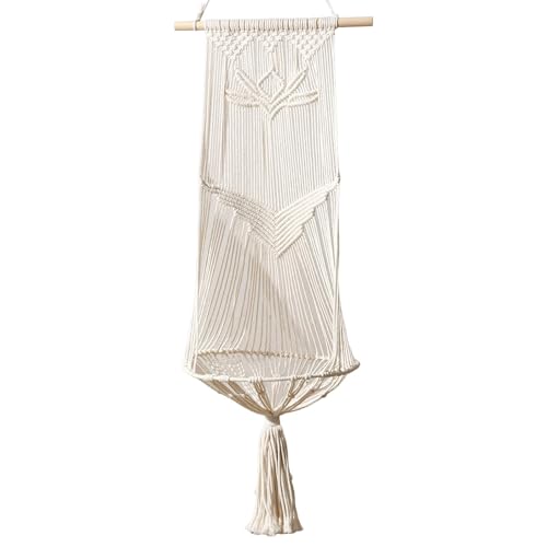 Chaies Hängematte für Katzenbett, Boho-Katzenschaukelbett, Boho-Makramee-Hängematte für Haustiere, multifunktionale Hängematte | Dekorative Hängematte für Haustiere, Bett aus weichem Baumwollseil Chaies Hängematte für Katzenbett, Boho-Katzenschaukelbett, Boho-Makramee-Hängematte für Haustiere, multifunktionale Hängematte | Dekorative Hängematte für Haustiere, Bett aus weichem Baumwollseil von Chaies