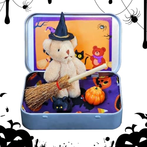 Chaies Halloween Bärenbox | Halloween Süßes Oder Saures Geschenkbox,Zauberhaftes Deko Spielzeug Für Schreibtisch Wohnzimmer Chaies Halloween Bärenbox | Halloween Süßes Oder Saures Geschenkbox,Zauberhaftes Deko Spielzeug Für Schreibtisch Wohnzimmer von Chaies
