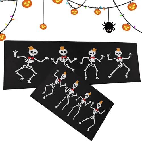 Chaies Halloween-Küchenteppich, Halloween-Fußmatte, 2-teilig, Badezimmerteppich mit Horror-Thema | Halloween-Teppich, Küchenteppich für Zuhause, Küche Chaies Halloween-Küchenteppich, Halloween-Fußmatte, 2-teilig, Badezimmerteppich mit Horror-Thema | Halloween-Teppich, Küchenteppich für Zuhause, Küche von Chaies