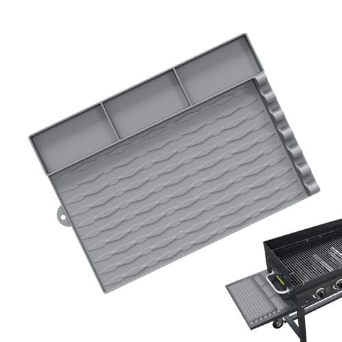 Chaies Heizmatte aus Silikon, Spatelhalter für Heizung | Wärmeisolierung waschbar | Aufbewahrungshalter für Gewürzgläser für Grillutensilien Chaies Heizmatte aus Silikon, Spatelhalter für Heizung | Wärmeisolierung waschbar | Aufbewahrungshalter für Gewürzgläser für Grillutensilien von Chaies