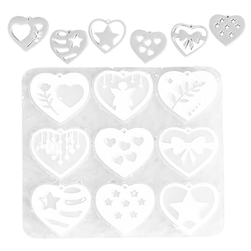 Chaies Herzform Silikonform, Herzform Silikonform, Silikonform für Heimdekoration, romantische Silikonform für die Heimdekoration, von Chaies