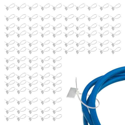 Chaies Kabelbinder, 100 Stück, feine Befestigungen, selbstsicherndes Kabelmanagementsystem mit Markierungsetiketten für Innenbereich, Büro, Werkstatt, Garten, Haus Chaies Kabelbinder, 100 Stück, feine Befestigungen, selbstsicherndes Kabelmanagementsystem mit Markierungsetiketten für Innenbereich, Büro, Werkstatt, Garten, Haus von Chaies