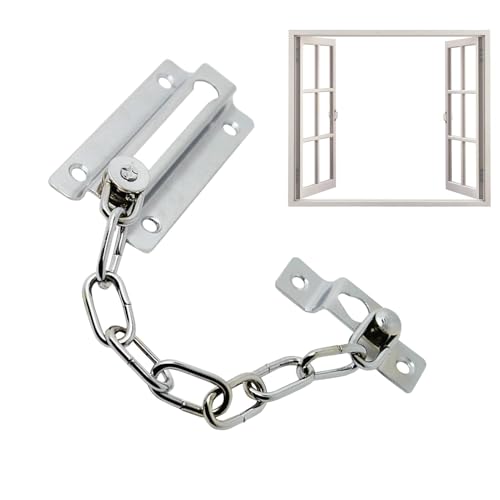 Chaies Kettentürschutz, Sicherheitstürkettenschutz, Kettenschlösser, Diebstahlsicherung, dicke Türschlosskette, rostbeständig, Diebstahlschutz, für Zuhause Chaies Kettentürschutz, Sicherheitstürkettenschutz, Kettenschlösser, Diebstahlsicherung, dicke Türschlosskette, rostbeständig, Diebstahlschutz, für Zuhause von Chaies