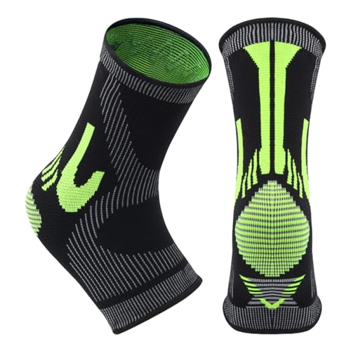 Chaies Kompressions-Knöchelorthese, Kompressionsmanschette für Fuß und Knöchel – gestrickter Knöchelschutz und Kompressionsschiene, gestrickte Knöchelstütze von Chaies
