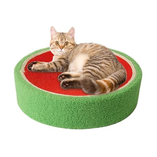 Chaies Kratzschale für den Innenbereich, Katzenkratzbecken | Runder rutschfester für Haustiere | Interaktives Kratzspielzeug für Katzen, Ausruhen und Chaies Kratzschale für den Innenbereich, Katzenkratzbecken | Runder rutschfester für Haustiere | Interaktives Kratzspielzeug für Katzen, Ausruhen und von Chaies