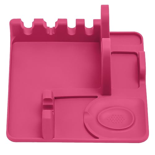 Chaies Löffelablage aus Silikon | Küchengrill-Utensilienhalter aus Silikon - Wiederverwendbare Löffelablage und Löffelhalter Schöpflöffel Utensilienhalter für Eierrührer, Schöpfkelle, Löffelablage Chaies Löffelablage aus Silikon | Küchengrill-Utensilienhalter aus Silikon - Wiederverwendbare Löffelablage und Löffelhalter Schöpflöffel Utensilienhalter für Eierrührer, Schöpfkelle, Löffelablage von Chaies