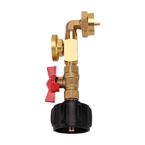 Chaies -Nachfülladapter, Propantankadapter, 1 lb -Nachfülladapter mit Messgerät und Ventil, -Adapter für Thanksgiving, Weihnachten, Partys Chaies -Nachfülladapter, Propantankadapter, 1 lb -Nachfülladapter mit Messgerät und Ventil, -Adapter für Thanksgiving, Weihnachten, Partys von Chaies
