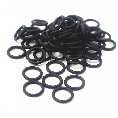 Chaies O-Ringe Gummi | Scheibendichtungs-Sortiment-Set 50-teilig | Öl- und hitzebeständige Gummischeibe für die Reparatur von Autohahn-Druckrohrleitungen Chaies O-Ringe Gummi | Scheibendichtungs-Sortiment-Set 50-teilig | Öl- und hitzebeständige Gummischeibe für die Reparatur von Autohahn-Druckrohrleitungen von Chaies