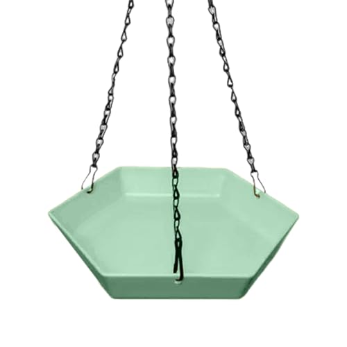 Chaies Outdoor Vogelbad | Vielseitige Papageientränke Schale - Aufhängbare Wasserschale Für Garten Balkon Terrassenbereich Fenster Vögel Beobachten von Chaies