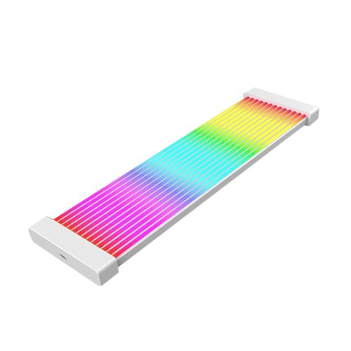 Chaies PC-Kabel, A-Band| Verlängerungskabel mit PC-Kabelmuffe, ARGB-Band, Atx RGB 24p/3x8 Pin mit Neon-LED-Streifen, Motherboard Zubehör Chaies PC-Kabel, A-Band| Verlängerungskabel mit PC-Kabelmuffe, ARGB-Band, Atx RGB 24p/3x8 Pin mit Neon-LED-Streifen, Motherboard Zubehör von Chaies