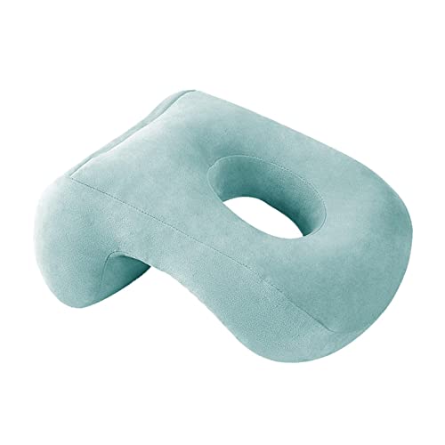 Chaies Plüsch-Office-Noon Nap Kissen Atmungsaktiv Schreibtisch Schlafkissen Langsam Rebound Schreibtischkissen Plüsch-Noon Nap Kissen Atmungsaktiv Schreibtisch Schlafkissen Kopfkissen Mit Loch von Chaies