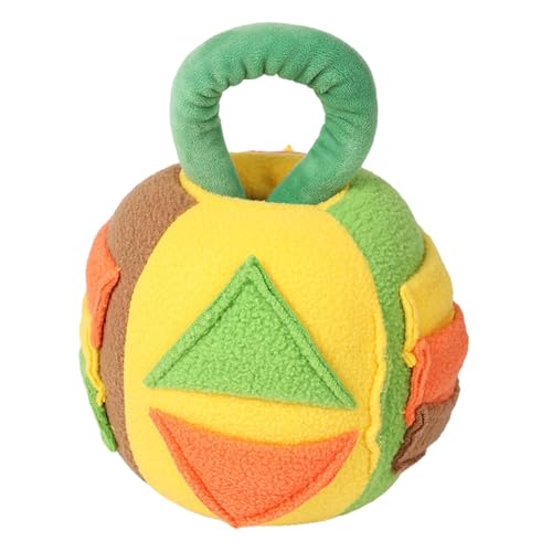 Chaies Quietschender Plüschball für Hunde, Bälle für Hunde | Weicher Quietschball für Haustiere | Weiches Quietsch-Puzzle für Hunde | Leckerli-Spender für Gehirntraining, Spielen von Chaies