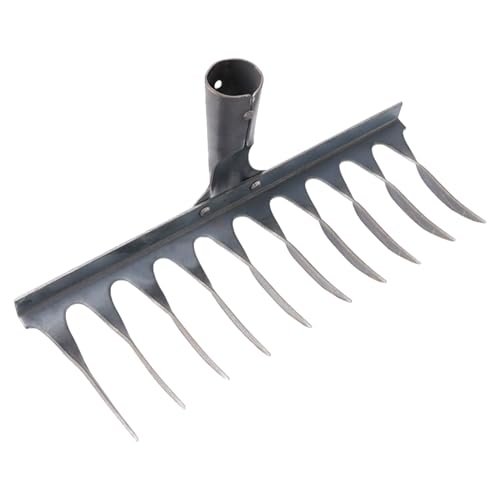 Chaies Robuster Gartenrechen, Bodenlockerungsrechen | Multifunktionaler Garten-Stahlzieher | Jätzubehör, manueller Gartenrechen zum Belüften des Bodens, Grabenaushub, Rasenpflege, Bodenlockerung Chaies Robuster Gartenrechen, Bodenlockerungsrechen | Multifunktionaler Garten-Stahlzieher | Jätzubehör, manueller Gartenrechen zum Belüften des Bodens, Grabenaushub, Rasenpflege, Bodenlockerung von Chaies