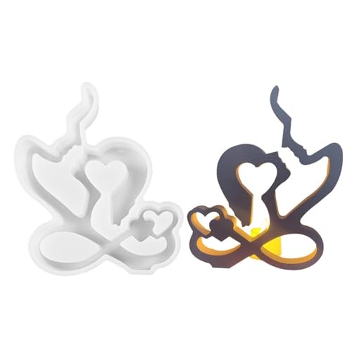 Chaies Silikonharz-Formen, Silikonformen für Epoxidharz, Silikonform für abstrakte Statue | Elegante und leicht zu entformen, aus Silikon für Anfänger, von Chaies