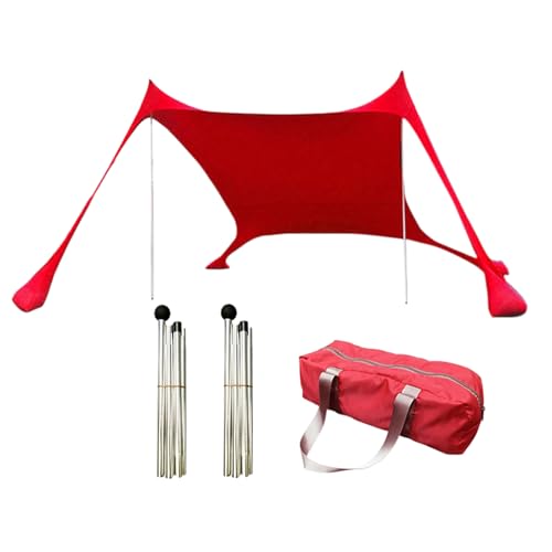 Chaies Strandzelt,UPF50+ Familiensonnenenschutz - Winddichtes Atmungsaktives Strandzelt für Sport Festival Park Picknick Angeln Outdoor Camping Familienausflug Urlaub von Chaies