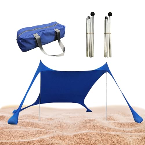 Chaies Strandzelt | UPF50+ Campingschatten | Winddichtes Atmungsaktives Strandzelt für Sport Festival Park Picknick Angeln Outdoor Camping Familienausflug Urlaub von Chaies