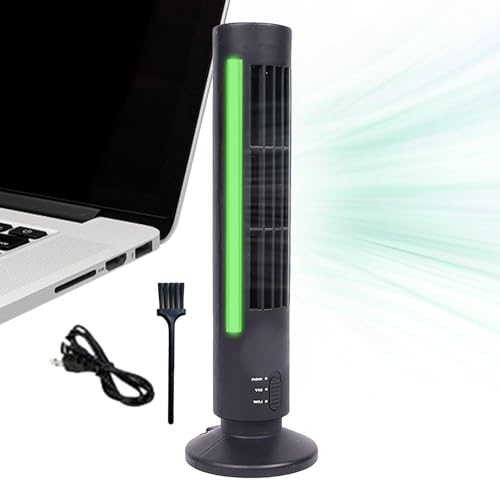 Chaies Turmventilator für Schlafzimmer, elektrischer Turmventilator | Vertikaler Ventilator ohne Flügel, vertikaler Turmventilator mit geringem Geräuschpegel für Reisen, Zuhause, von Chaies