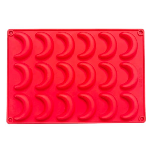 Chaies Vanillekipferl-Backblech Vanillekipferl Backform Silikon 18 Mulden Vanillekipferl Form Silikonform Vanillekipferl Backblech Kipferl Backform Kipferlblech für Schokolade Eiswürfel Pralinen Chaies Vanillekipferl-Backblech Vanillekipferl Backform Silikon 18 Mulden Vanillekipferl Form Silikonform Vanillekipferl Backblech Kipferl Backform Kipferlblech für Schokolade Eiswürfel Pralinen von Chaies