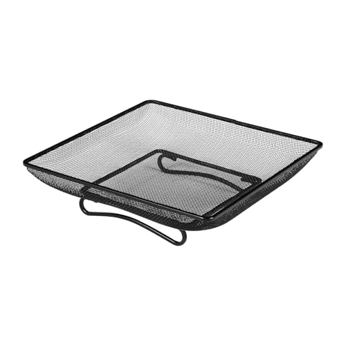 Chaies Vogelfutterhäuser Für Draußen - Quadratische Bodenfutterstelle Für Vögel - Metall Futterstation Quadratisches Netz Tablett, Futterspender Für Gartendeko Kaninchen Eichhörnchen von Chaies
