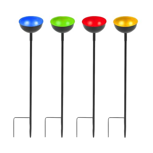 Chaies Wasserversorgungsbecher für Bienen, Wasserstation für Gartenbienen – Gartenheringe aus Metall in Becherform | 4 Stück, rostfrei, Gartendekoration für Bienen von Chaies