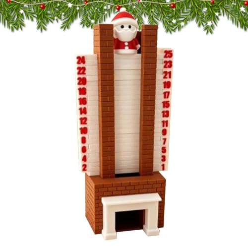 Chaies Weihnachts-Adventskalender – festliche 3D-Dekoration – Countdown 24 Tage für Weihnachtskamin | für Männer Erwachsene Ehemann Familie Party Aktivitäten zu Hause Büro Chaies Weihnachts-Adventskalender – festliche 3D-Dekoration – Countdown 24 Tage für Weihnachtskamin | für Männer Erwachsene Ehemann Familie Party Aktivitäten zu Hause Büro von Chaies