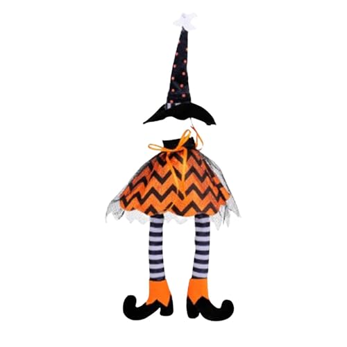 Chaies Weinflaschendeckel mit langem Bein für Hexenhut, Weinflaschendekoration, Hexenhut, Halloween-Weinflaschenabdeckung mit langem Bein von Chaies