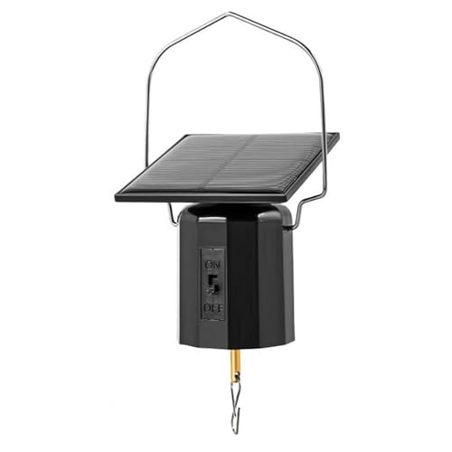 Chaies Windspiel Motor - Rotierender Solarmotor Für Windspinner Und Garten | Aufhängbares Drehgerät Für Terrasse Garten Baum Balkon von Chaies