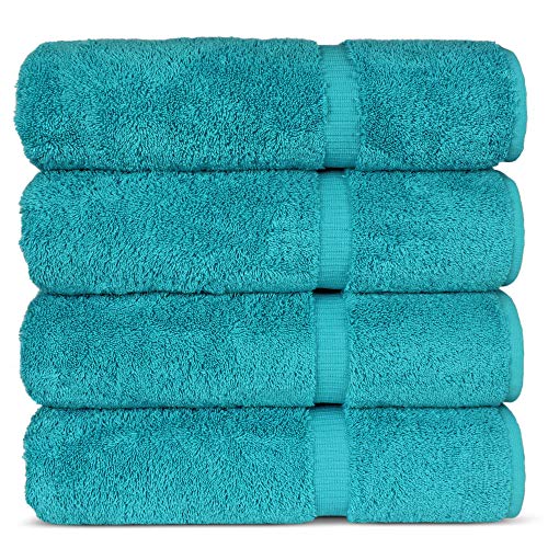 Chakir Turkish Linens Luxus Hotel & Spa Badetuch 27x54 - Bath Towel Aqua von Chakir Turkish Linens