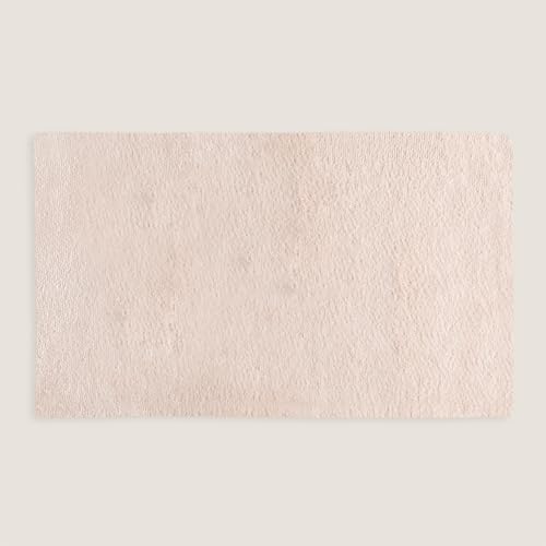 Chakra Bamboo Solid Badematte 60x100 cm – Ultraweich und saugfähig, angenehmes Badeerlebnis mit natürlicher Bambus- und Baumwollmischung | Pulver von Chakra