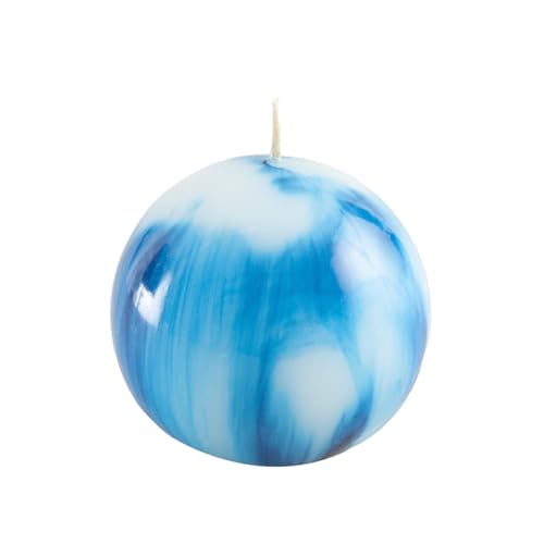 Chakra Marmorierte Kugelkerze 8 cm – Natürliche blaue dekorative und entspannende ägyptische Kerzen, ideale Duftkerze für Zuhause und Büro, friedliche Atmosphäre, lange Brenndauer, ästhetisches Ersche Chakra Marmorierte Kugelkerze 8 cm – Natürliche blaue dekorative und entspannende ägyptische Kerzen, ideale Duftkerze für Zuhause und Büro, friedliche Atmosphäre, lange Brenndauer, ästhetisches Ersche von Chakra