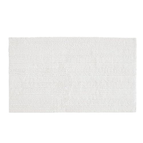 Chakra Nancy Matte 70x130 cm Warmes Grau - 70% Baumwolle 30% Bambus, Hochsaugfähige Badematte, Bequemes und Stilvolles Design von Chakra