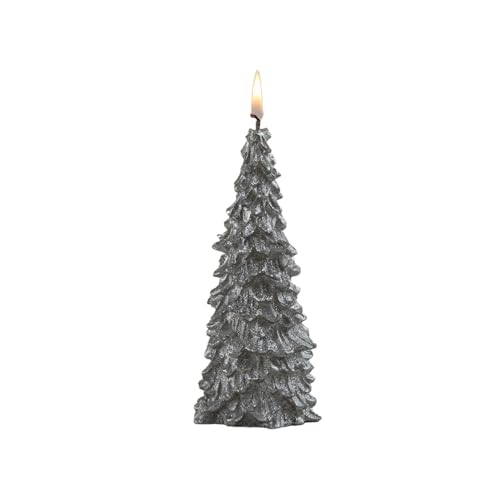 Chakra Pinely Kiefernbaumkerze 14 cm GRÜN - Langanhaltende Deko-Beleuchtung mit Paraffinstruktur - Natürliche Waldbrise von Chakra