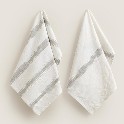 Chakra Remsa 2-teiliges Küchenhandtuch-Set, langlebig für Intensive Nutzung, 100% Baumwolle, hohe Wasseraufnahmefähigkeit, verleiht Ihrem Tisch Eleganz Chakra Remsa 2-teiliges Küchenhandtuch-Set, langlebig für Intensive Nutzung, 100% Baumwolle, hohe Wasseraufnahmefähigkeit, verleiht Ihrem Tisch Eleganz von Chakra