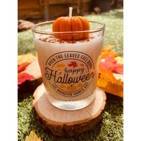 Herbstliche Halloweenkerze von ChaleurGourmande