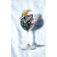 Wolf Handbemalt Geschenk Weinglas 18 Oz Custom Geburtstag Freund Coworker Handgemalt Für Ihn Sie Personalisiert Dekoriert von ChalicesByOlena