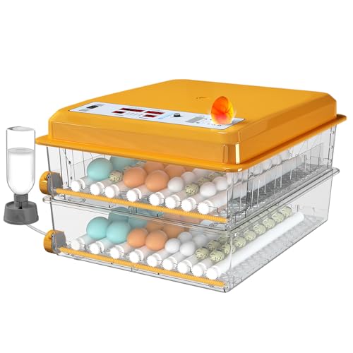 Chalixion Brutautomat Vollautomatisch von 120 Eiern, Brutmaschine mit automatischer Eierwende und Feuchtigkeitsüberwachung, Temperaturkontrolle, 5 automatische Brutmodi und Brutdaueraufzeichnung Chalixion Brutautomat Vollautomatisch von 120 Eiern, Brutmaschine mit automatischer Eierwende und Feuchtigkeitsüberwachung, Temperaturkontrolle, 5 automatische Brutmodi und Brutdaueraufzeichnung von Chalixion